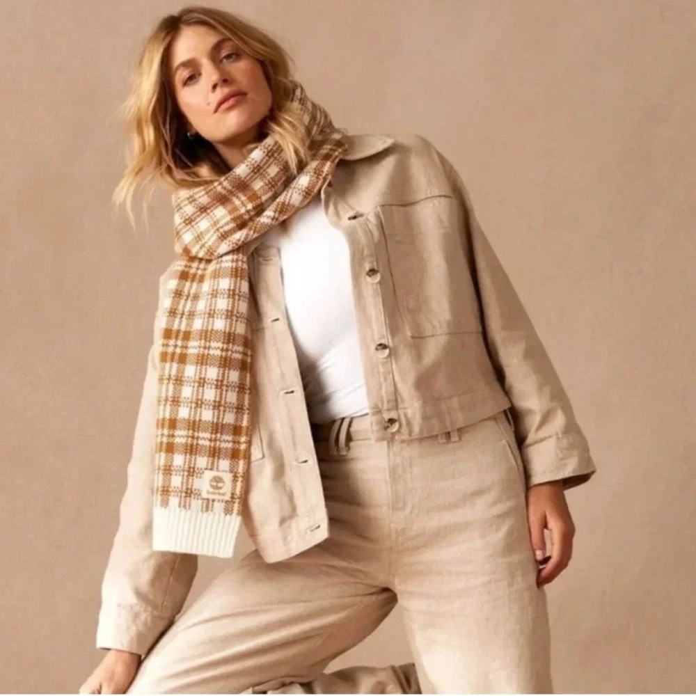 Timberland plaid Scarf, NWT